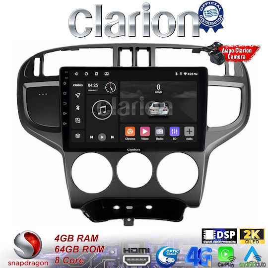 Clarion Car Audio System for Hyundai Matrix 2001 > 2011 (Bluetooth/USB/WiFi/GPS/Apple-Carplay/Android-Auto)