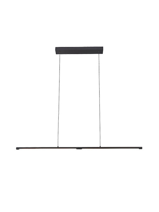 Mantra Pendant Light LED Rail with Warm White Light Black