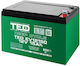 12v Electric Vehicle Battery 15 Ah Agm Vrla Sla Mf