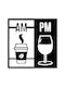 Decorațiune de Perete din Metal Krodesign Drink Panel 50 Cm Grosime 1.5 Mm