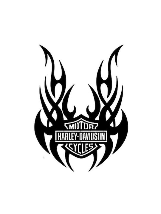 Decorațiune de Perete din Metal Krodesign Kro-1059 Harley Davidson II Diametru 80 cm Grosime 1,5 mm
