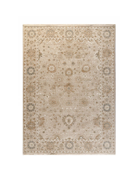 Tzikas Carpets Pera 68963-630 Χαλί Ορθογώνιο με Κρόσια Μπλε 133x190cm