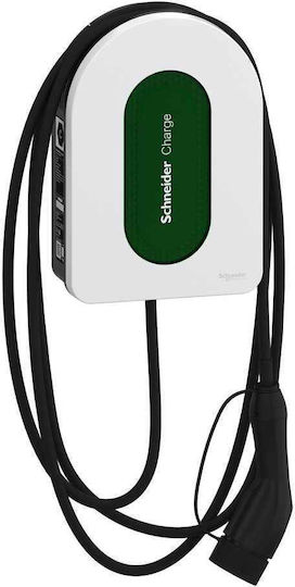 Schneider Electric Wall Mounted Three-Phase 7.4kW Charging Station with Built-in Cable Type 2 (EVH5A07N2C5)
