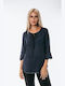 Dress Up Women's Blouse Blue