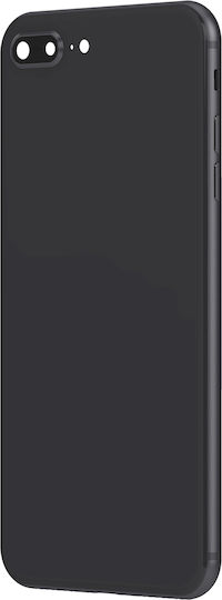 Clappio Frame + Battery Cover Iphone 8 Plus Rear Window Black Black