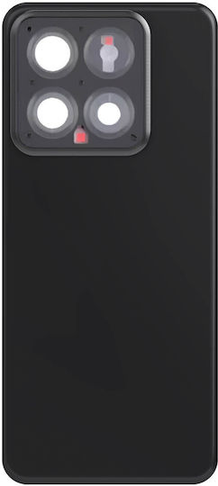 Clappio Replacement Rear Window Xiaomi 14 Black