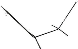 Vivatechnix Hamac Stand Metalic σε Negru Χρώμα 287x98x134cm VMD-1013 1buc