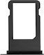 Tavă înlocuire cartelă Nano-SIM Apple iPhone 8 – Negru