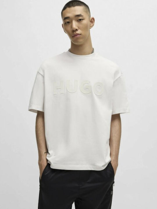 Hugo Logo T-shirt Λευκό