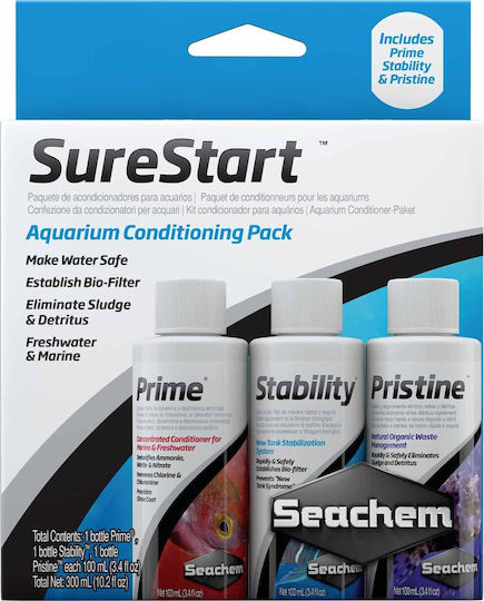 Seachem Prime Stability Pristine Aquarium Wasserbehandlung 100ml
