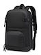 Ozuko Backpack Αδιάβροχο Μαύρο