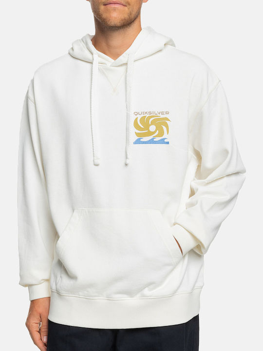 Quiksilver Natural Dye Screen Φούτερ με Κουκούλ...