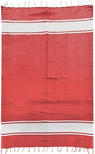 Summertiempo Beach Towel Red 180x90cm.