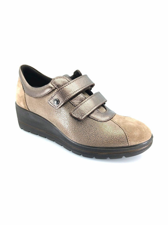 Imac Damen Anatomisch Sneakers Taupe