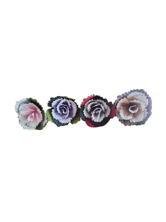 Floare Artificială Verde / Albă 78cm TnS