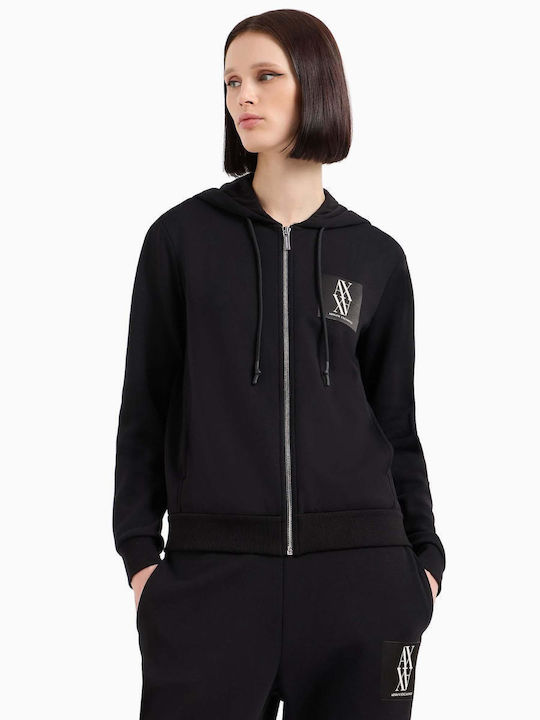 Armani Exchange Women's Hooded Cardigan Black