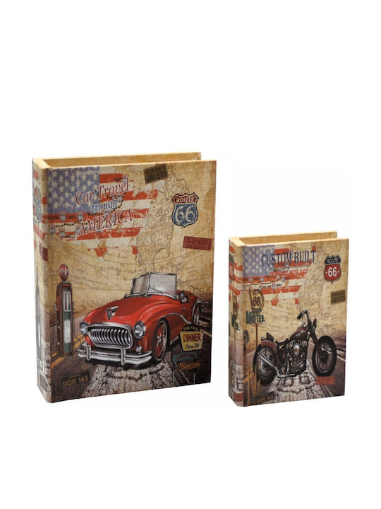 Royal Art Collection Сет декоративни кутии във формата на книга 2бр