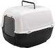 Ferplast Cat Toilet Closed with Filter Black L52.5 x W39.5 x H38cm
