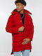 Jacke Puffer Red
