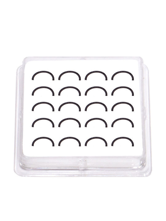 Ro-Ro Accessories Nasen-Klicker-Ohrring Schwarz