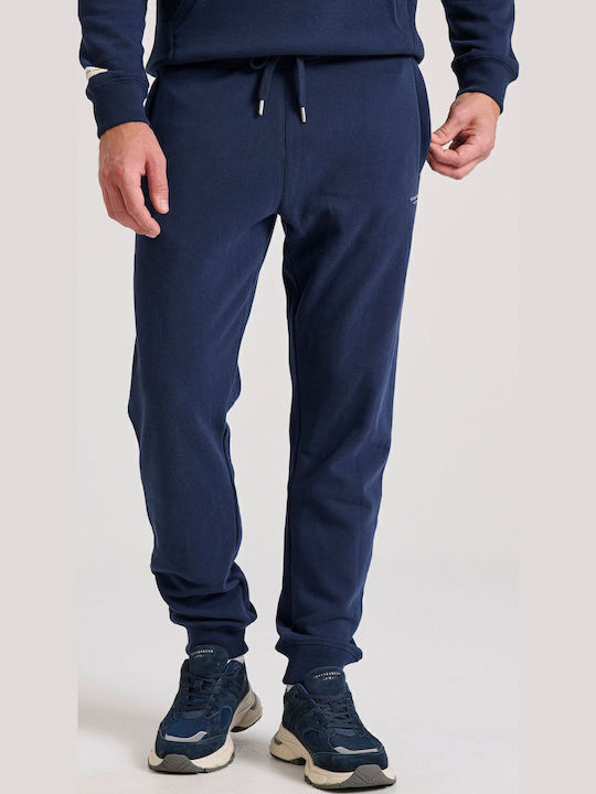 Funky Buddha Παντελόνι Φόρμας με Λάστιχο Navy