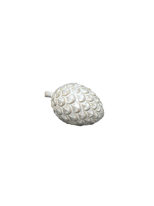 Mondex Decorative Pineapple made of Ceramic Material 11x7x11cm 1pcs