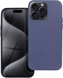 Techwave Matt Umschlag Rückseite Silikon Marineblau (iPhone 16 Pro)