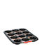 Alpina Appliances Non-stick Cupcakes & Muffins 12 Cups Baking Pan 35x26.5x3cm 12pcs