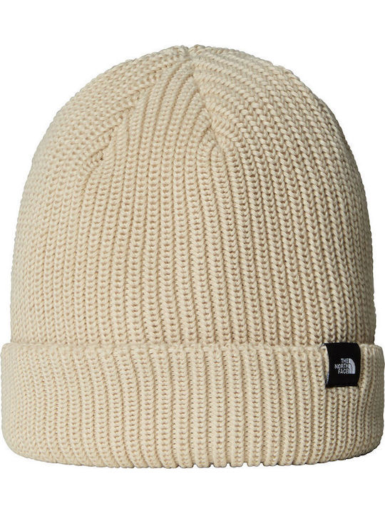 Fisherman Beanie Unisex Beanie Knitted in Beige color