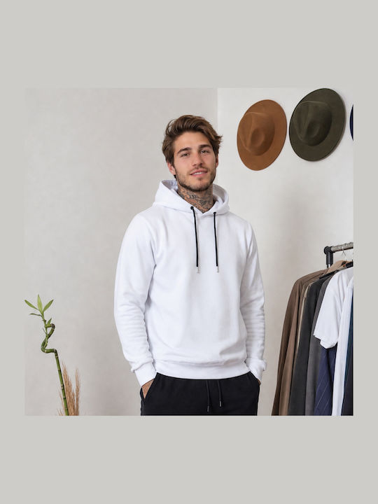 Panda Clothing Sweatshirt with Hood White