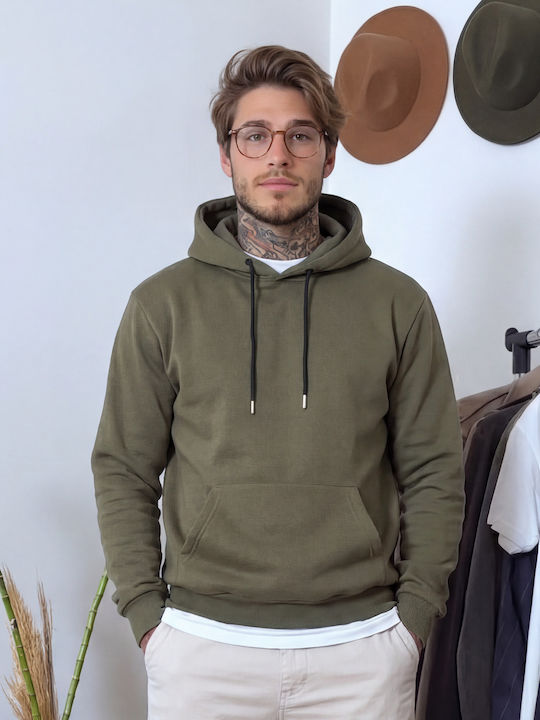 Panda Clothing Sweatshirt mit Kapuze Khaki KHAK...