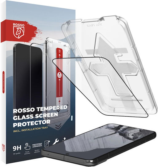 Rosso Αντιχαρακτικό Full Face Tempered Glass Μαύρο (Google Pixel 8 Pro)