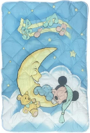 Limneos Baby Quilt Baumwolle Hellblau 90x140cm