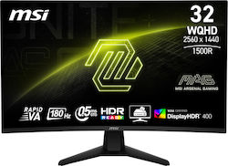 MSI MAG 32CQ6F VA HDR Monitor 31.5" QHD 2560x1440 180Hz με Χρόνο Απόκρισης 0.5ms GTG