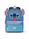 Karactermania Stitch School Backpack for Elementary Blue 32 Litres 31 x 18 x 44 cm