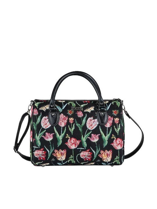 Signare Tulip Black Women's Bag Handbag Black