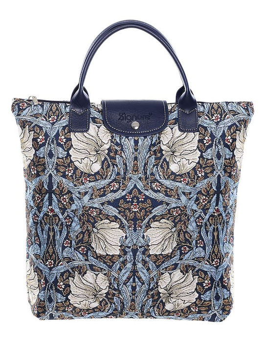 Signare Pimpernel And Thyme Blue Women's Bag Shopper Blue