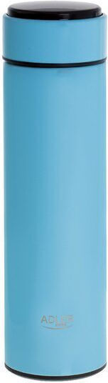 Led Display Thermos Showing Temperature 473 Ml Blue Size 22.7 X 6.4 Cm
