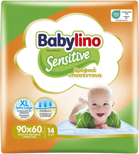 Babylino Σελτεδάκι μιας Χρήσης 90x60cm 14τμχ Babylino Σελτεδάκι μιας Χρήσης 90x60cm 14τμχ