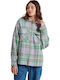 Γυναικείο Καρό Λιλά Overshirt