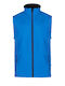 Stenso Arbeitsweste Softshell mit Fleece-Futter Hellblau