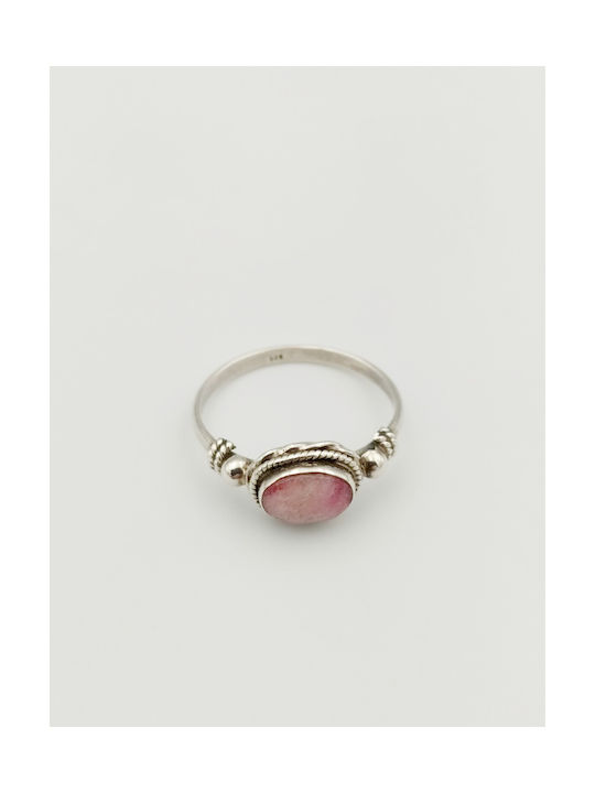 Women's Silver Ring with Stone