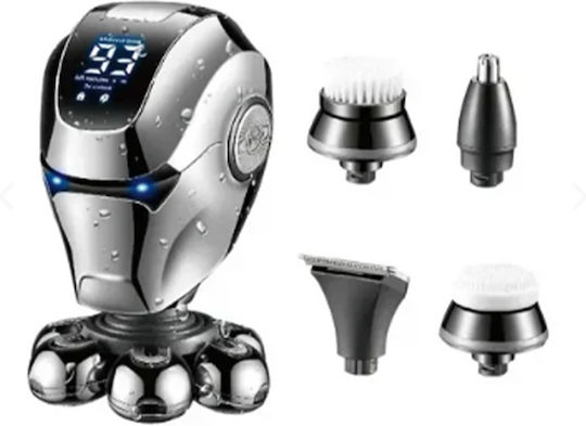 Kemei KM-780 Περιστρεφόμενη Ξυριστική Μηχανή Προσώπου Επαναφορτιζόμενη