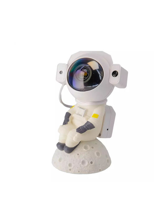 Led Kids Projector Lamp Αστροναύτης with Color Changes Multicolour