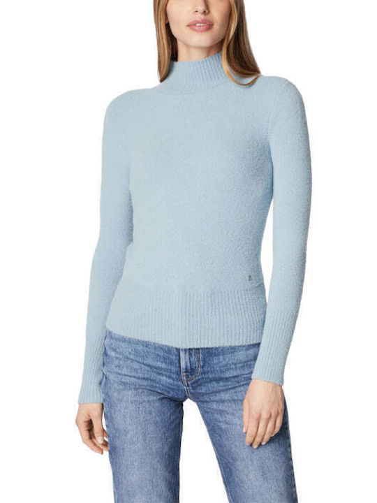 Guess Winter Women's Blouse Long Sleeve Light Blue