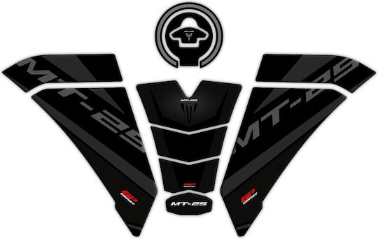 Adhesive Tank Protection Yamaha MT-25 2020-2023 Black