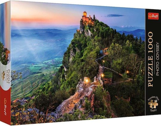 Trefl Puzzle 1000 Premium Plus Photo Odyssey Basket Tower San Marino