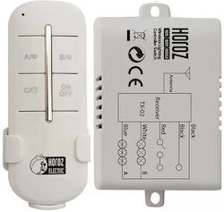 Horoz Electric Ασύρματο Τηλεχειριστήριο RF Επιτοίχιο 105-001-0002