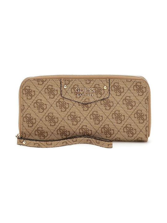 Guess Eco Brenton Large Women's Wallet Beige