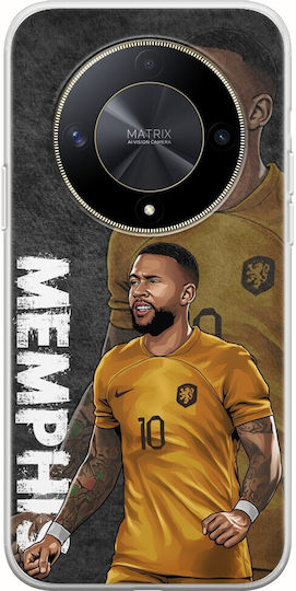 Fotbaliști Memphis Depay Olanda Honor Magic 6 Lite 5G TPU Flexibil Silicon Transparent